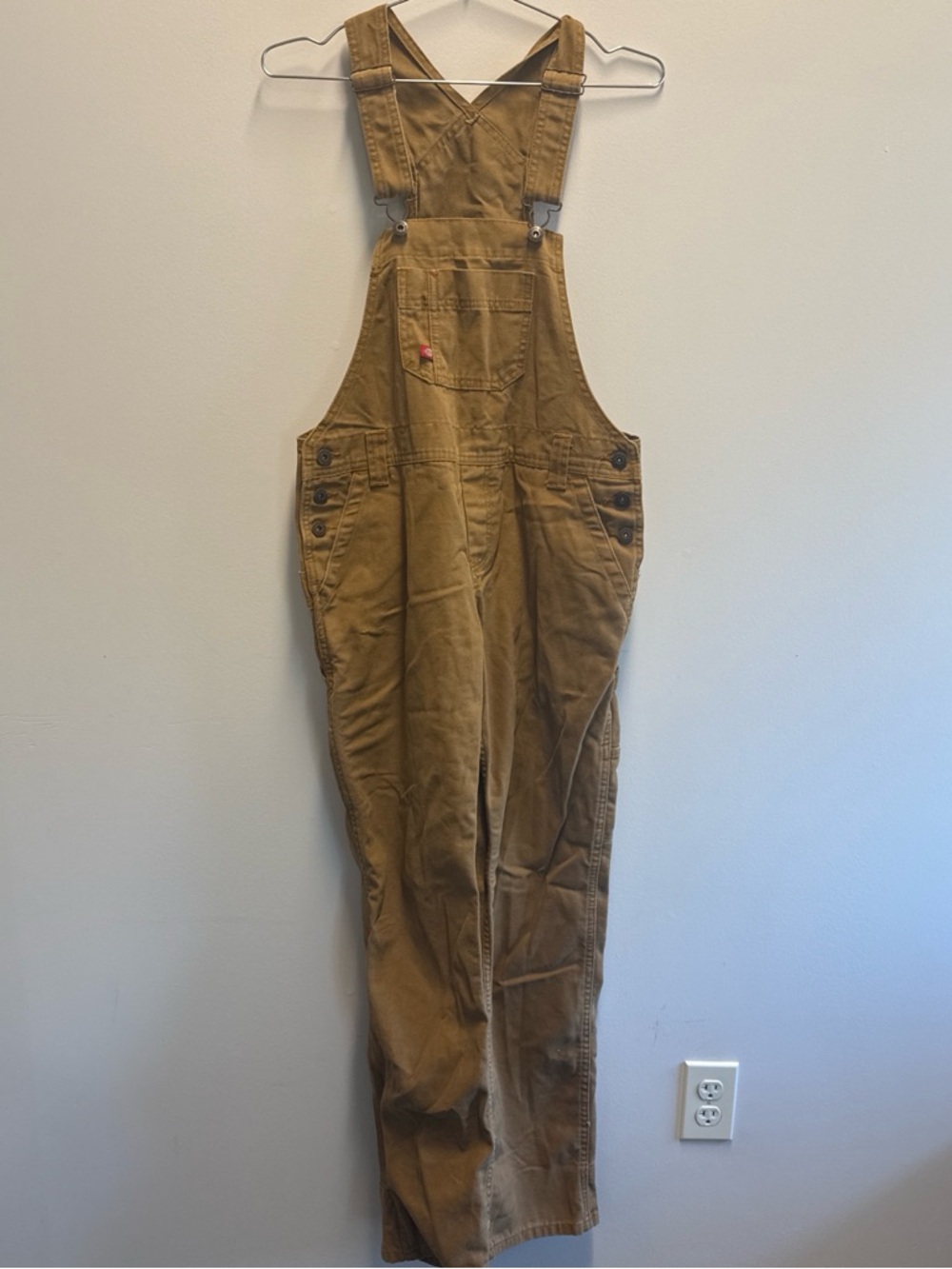 Dickies Tan Canvas Work Overalls